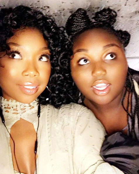 Here Are Cute Twinning Photos Of Brandy And Her Daughter Syrai Essence 